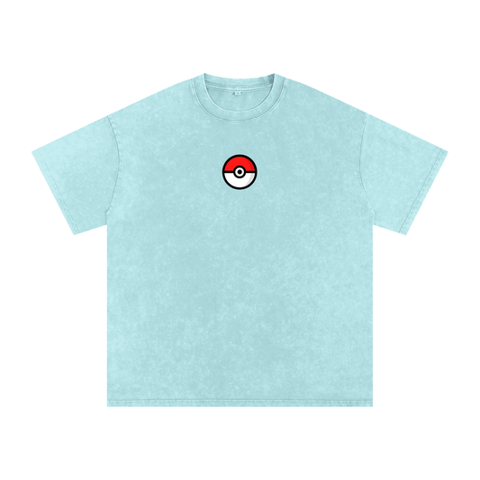 "POKEMON" | Acid Washed Oversize T-Shirt