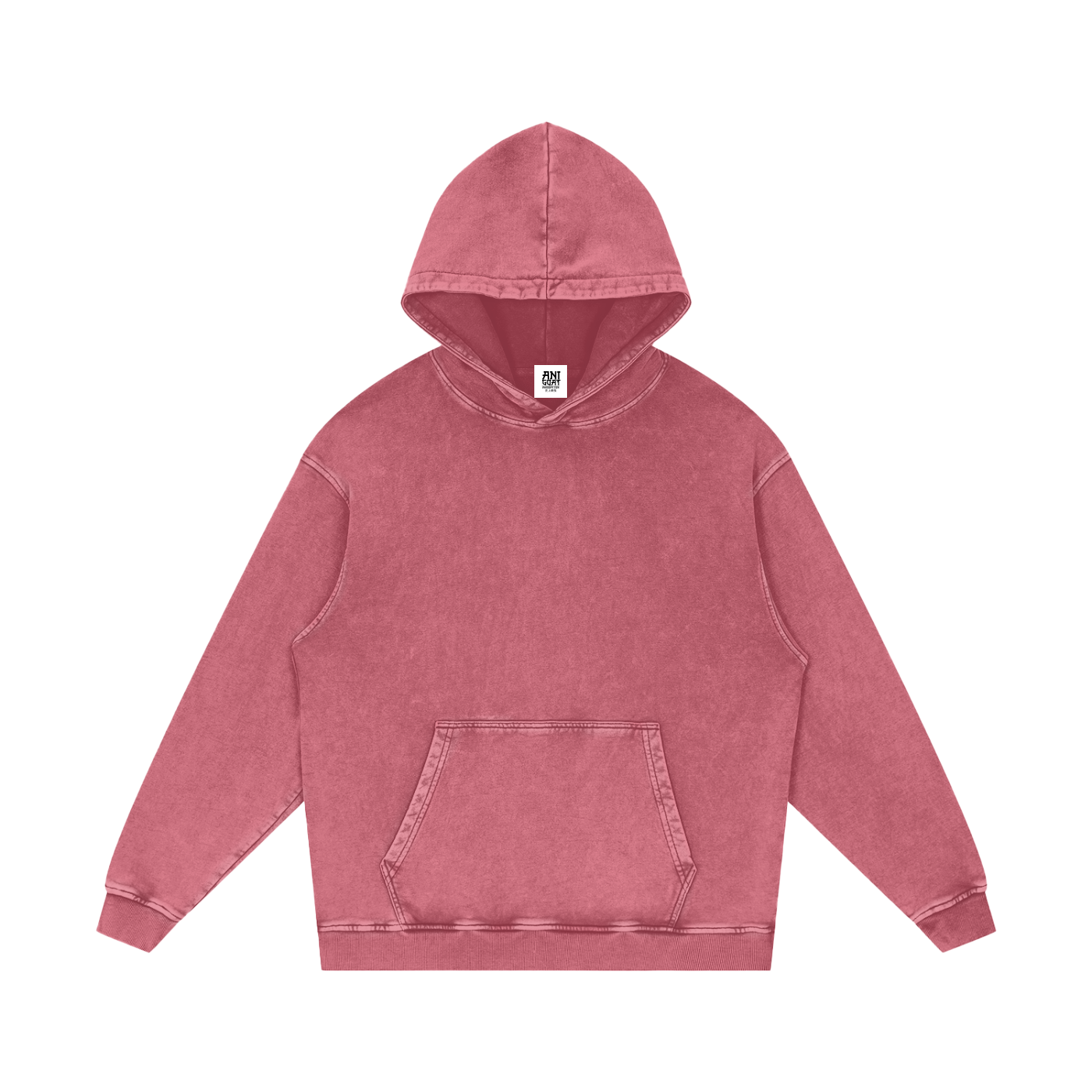 "Lil Demons x Upper Moons" | Snow Washed Loose Cotton Hoodie