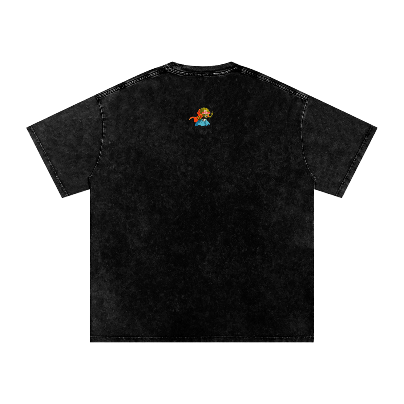 “Kid Buu x Candy Beam” (white trim) | Snow Washed Oversized Cotton T-Shirt